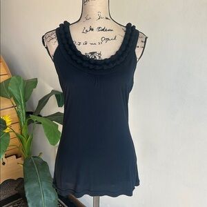 Ted Baker London Racerback Beaded Collar Top